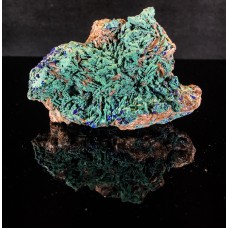 Fluorite + Barite +Malachite +Azurite 