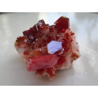 Vanadinite on Barite